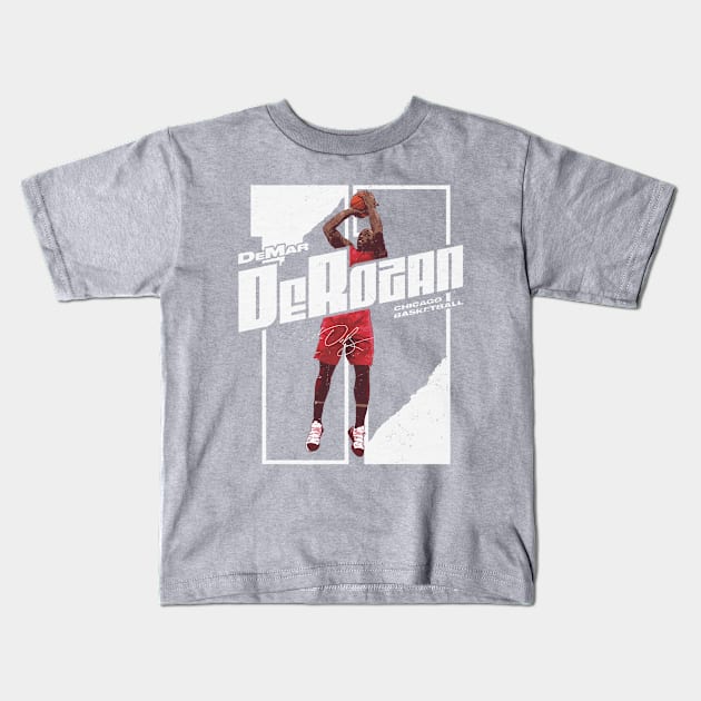 DeMar DeRozan Chicago Stretch Kids T-Shirt by MASTER_SHAOLIN